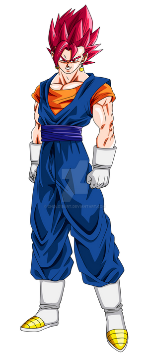 Vegetto Manga SSJ God