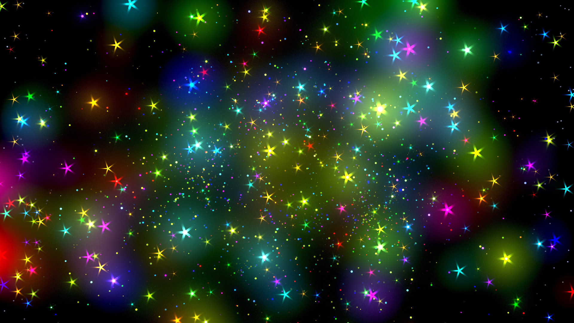Stars-shine-radiance-colorful-wallpaper-preview