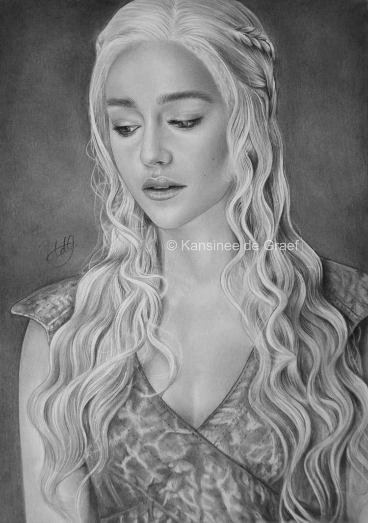 Daenarys Targaryen by kansineedegraefart