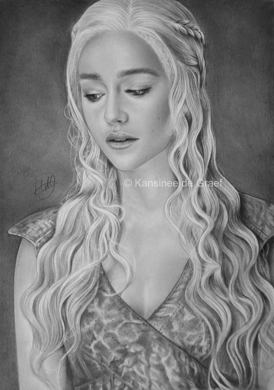Daenarys Targaryen by kansineedegraefart