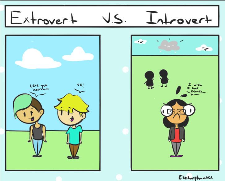 Introvert Vs Extrovert Comic