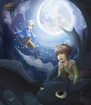 Hiccup and Jack Frost