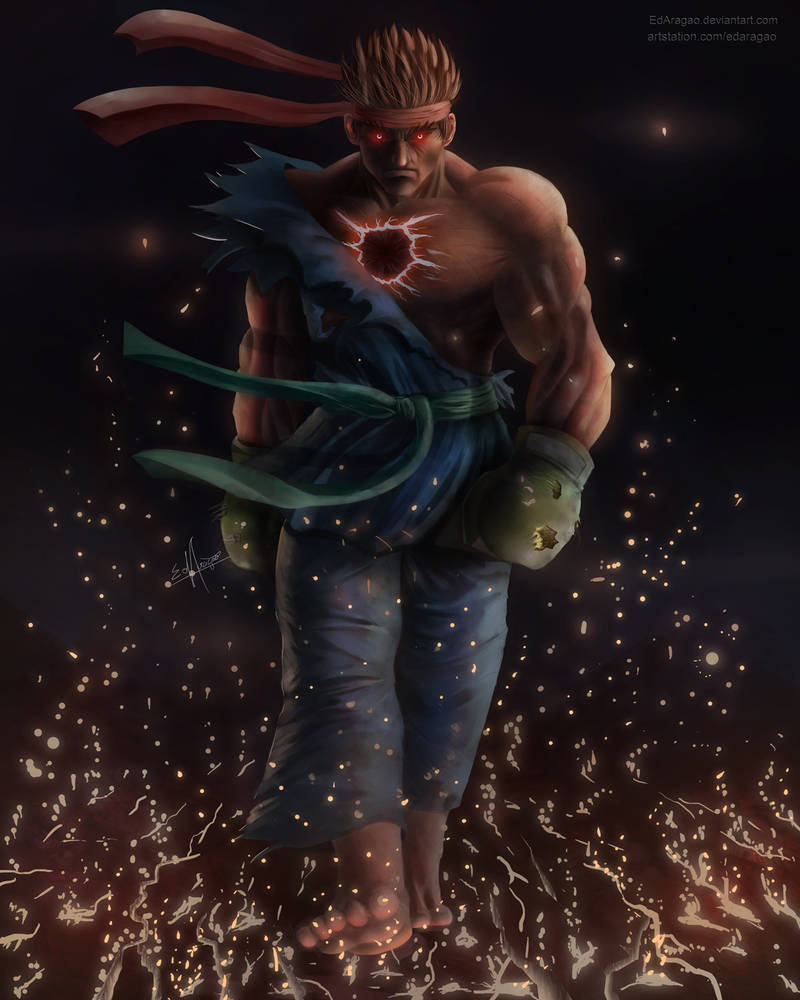 Evil Ryu Throw Pose Evil Ryu by EdAragao on DeviantArt