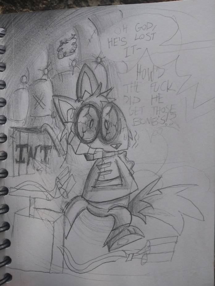 BOMBS!!!!! *art by a friend*