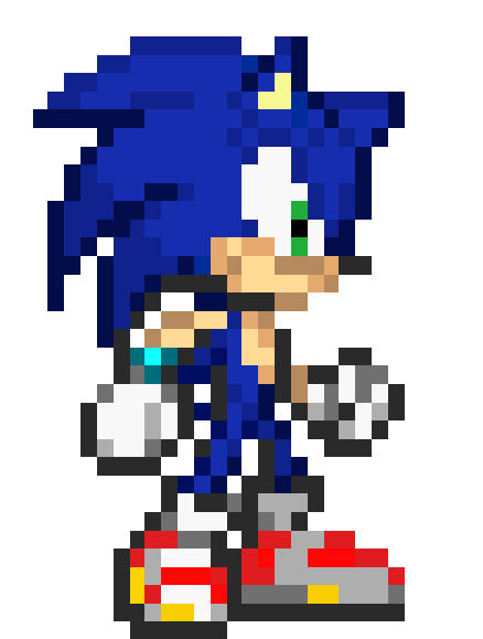 Dreamcast Sonic (SA1) by TheFireYoshi on DeviantArt