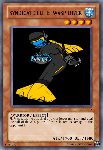 yu gi oh duel card: Wasp attack