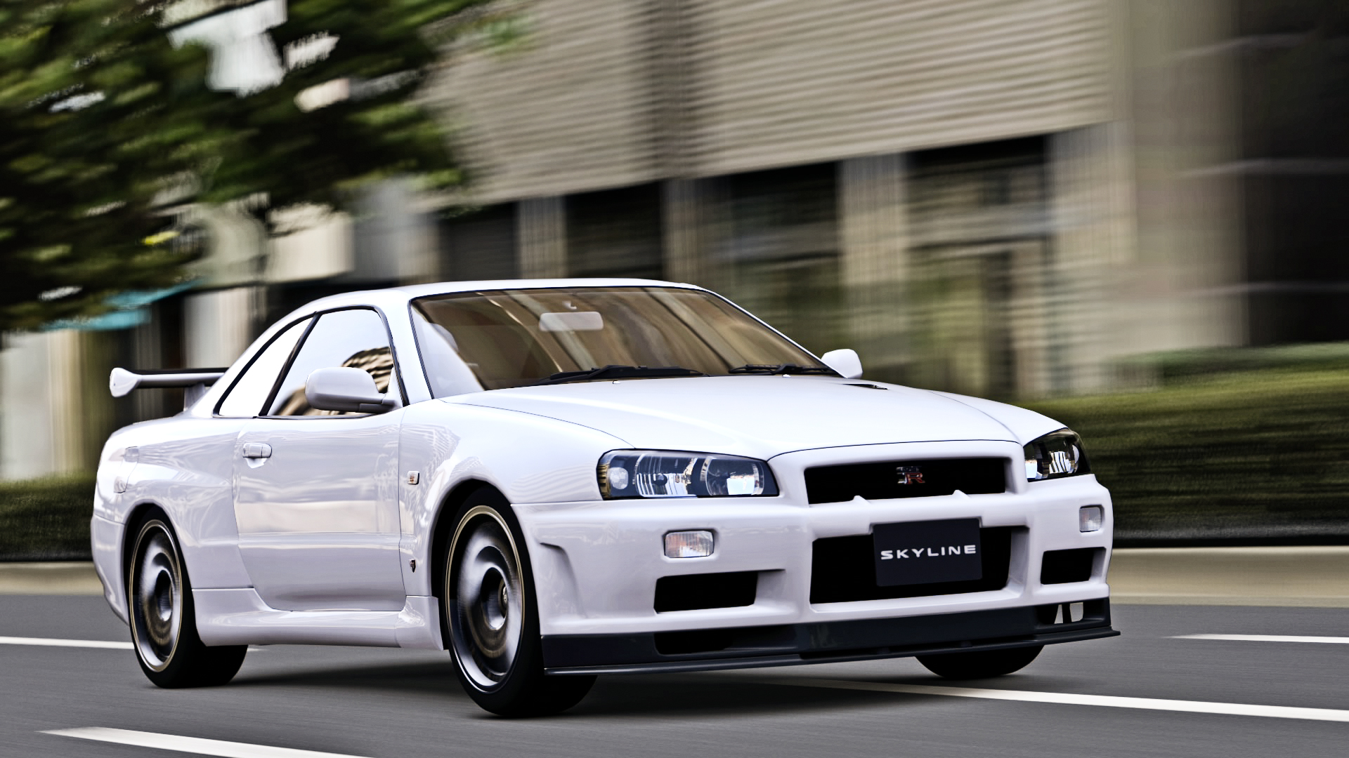 Nissan Skyline GT-R R34 - 1080p Wallpaper