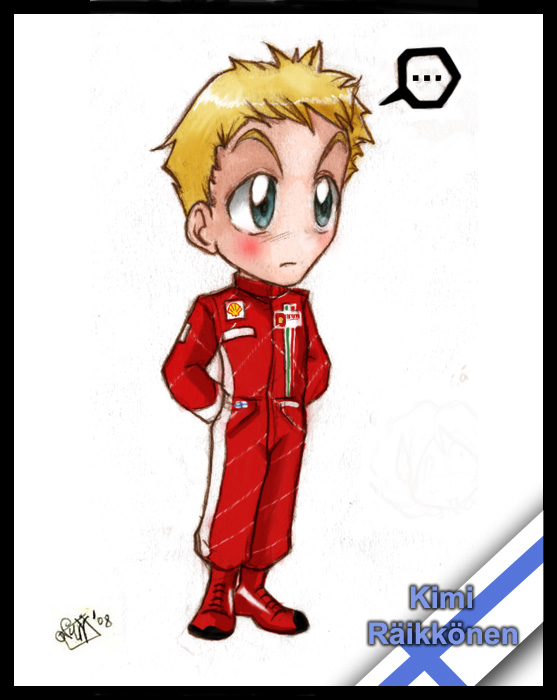 F1 chibis- Kimi Raikkonen