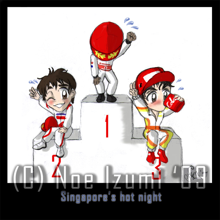 F1 chibis- Singapur 2009