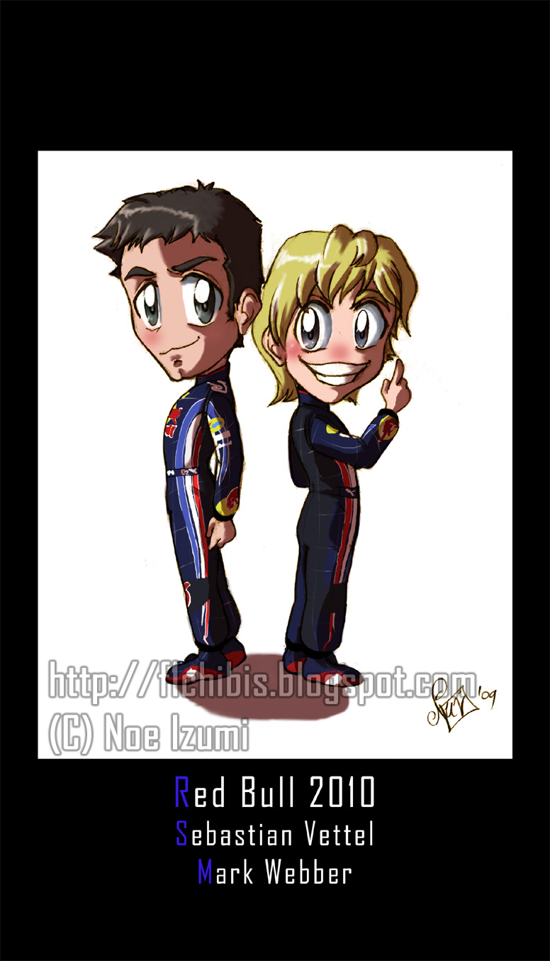 F1 chibis- Red Bull 2010