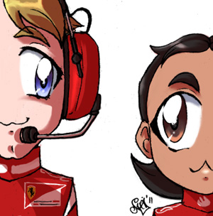 2011 F1 Chibis- Felipe and Rob