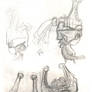 LoZ sketches- Midna studies