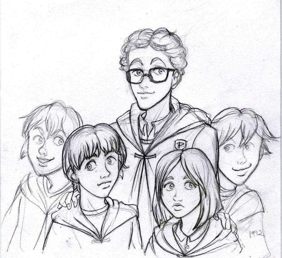 Five Weasleys by Noe-Izumi on DeviantArt