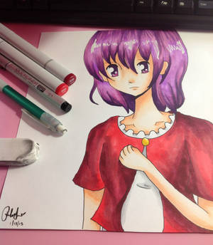 Purple Haired Girl (REDO)