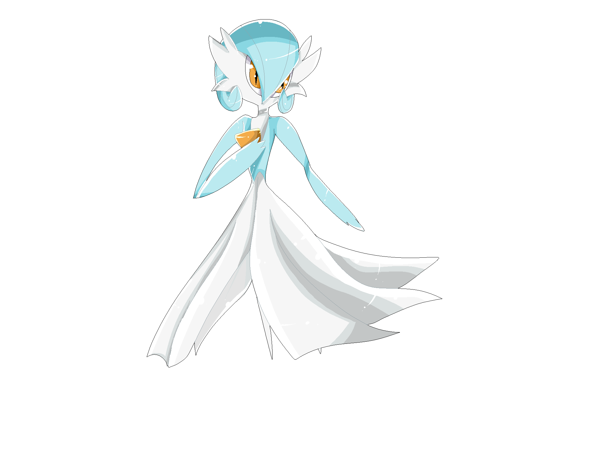 Touching Shiny Gardevoir by ClairePxl on DeviantArt