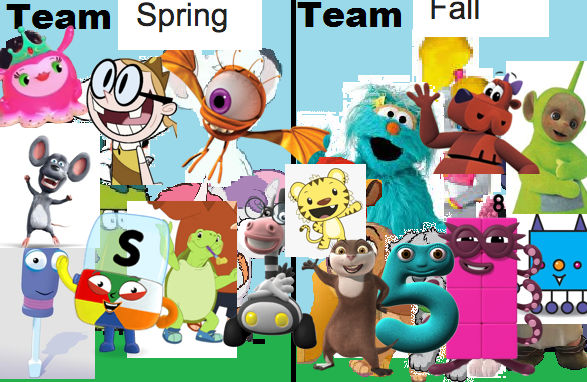 Team Spring Vs Team Fall by Oobi2929 on DeviantArt