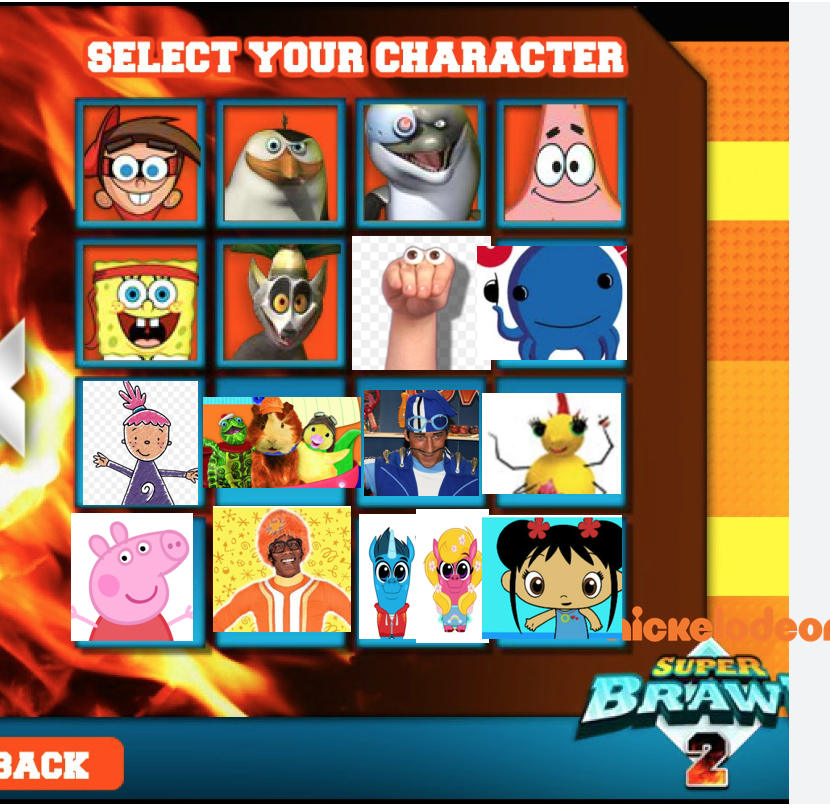 Nickelodeon Super Brawl 2 Updated Roster By Oobi2929 On DeviantArt nickelodeon-super-brawl-2-updated-roster-by-oobi2929-on-deviantart