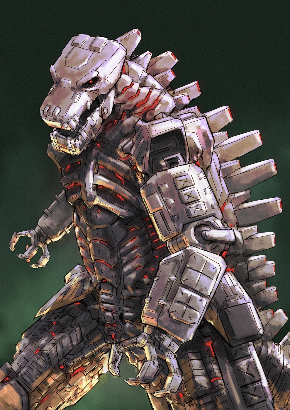 Vector Apex Pacific Rim Apex (Pacific Rim: The Black) vs MechaGodzilla (Monsterverse ...