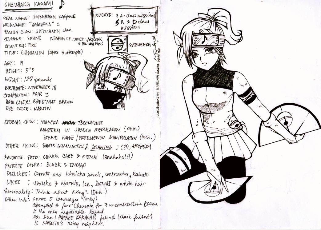 Suzuhaku Kagami- Naruto OC