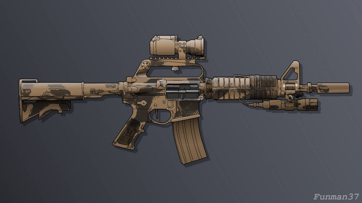 Danny Archer Rifle Blood Diamond CAR-15 by TheFunman37 on DeviantArt