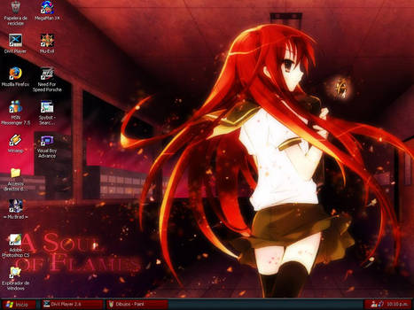 Flaming Desktop xD