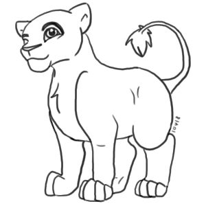 Lioness Lines for auction by Huntsong-0 on DeviantArt