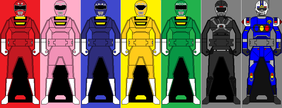 Power Rangers Turbo / Carranger Ranger Keys by DaviGamerXP on DeviantArt