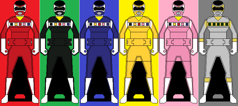 Power Rangers In Space / Megaranger Ranger Keys by DaviGamerXP on ...
