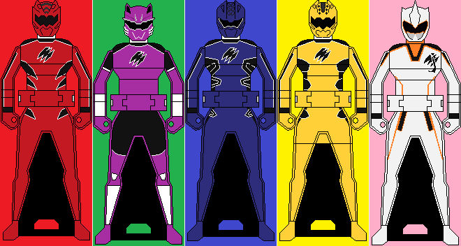 Power Rangers Jungle Fury / Gekiranger Ranger Keys by DaviGamerXP on ...