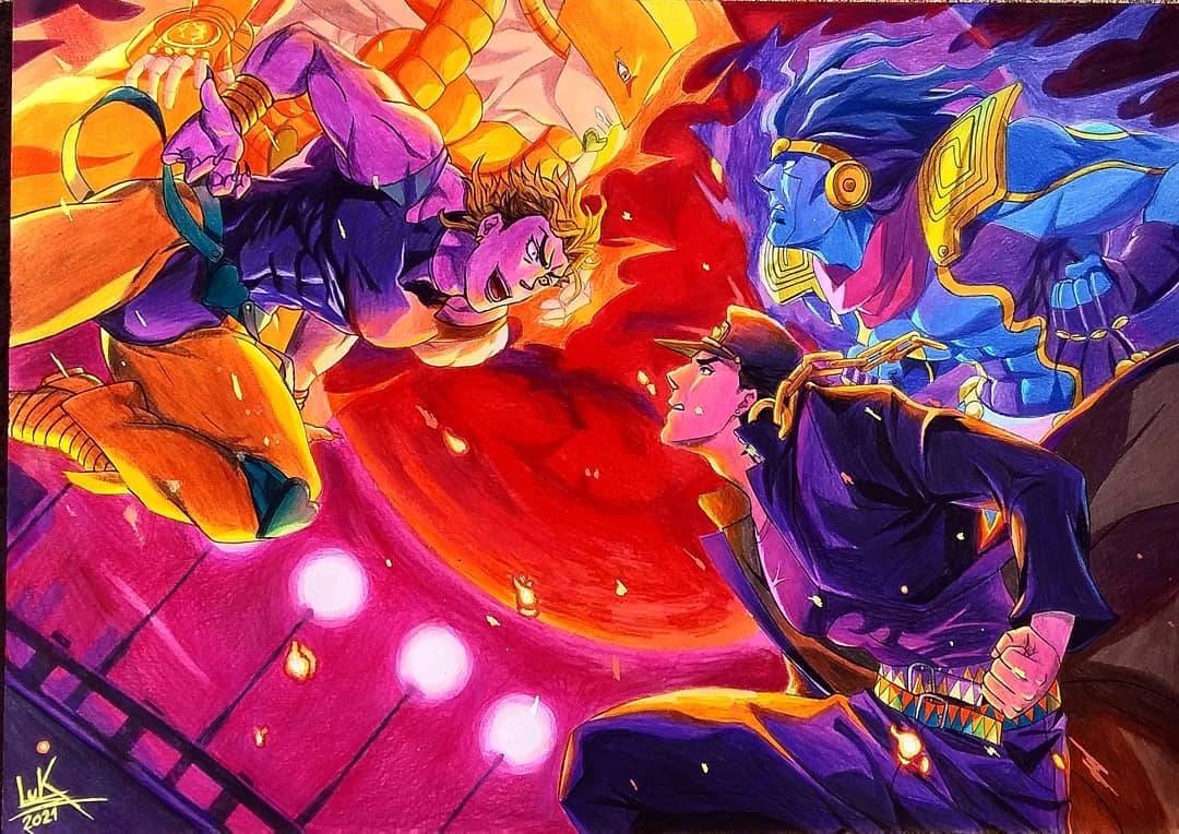 Dio Brando vs Jotaro Kujo by lukdrawstar123 on DeviantArt