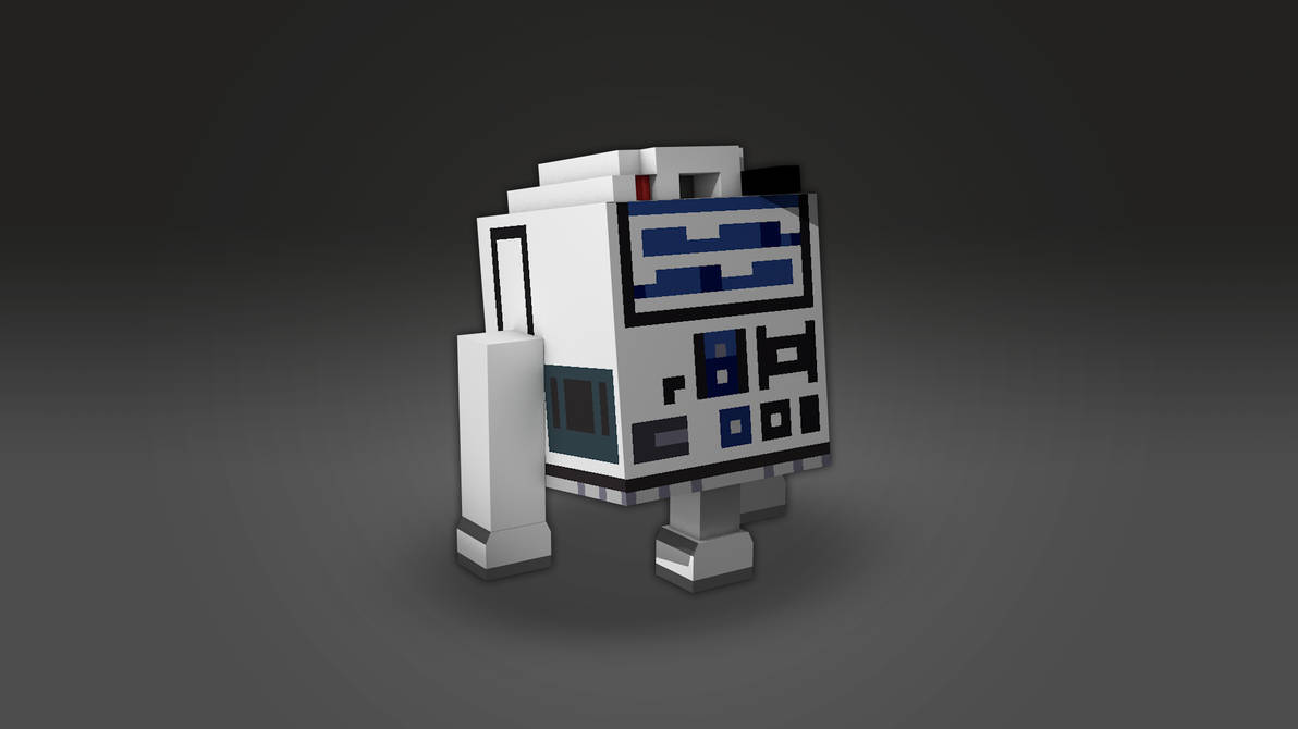 R2D2 Minecraft Style I Star Wars x Minecraft by Mathyvin on DeviantArt