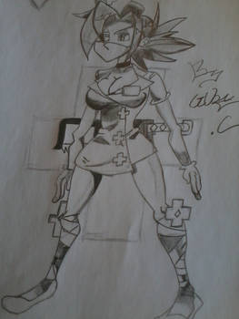 Skullgirls Fanart: Valentine by Gabe C.