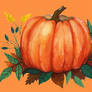 Pumpkin Watercolour