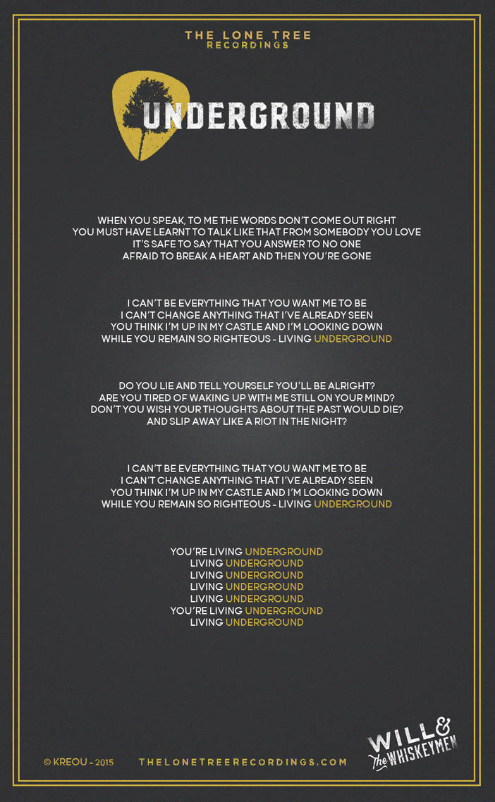Underground Lyric Art by Kreou on DeviantArt