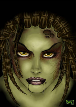 Infected Kerrigan - Coloured