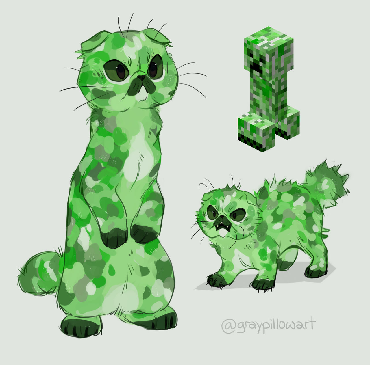Creeper Rabbit creeper by GrayPillow on DeviantArt