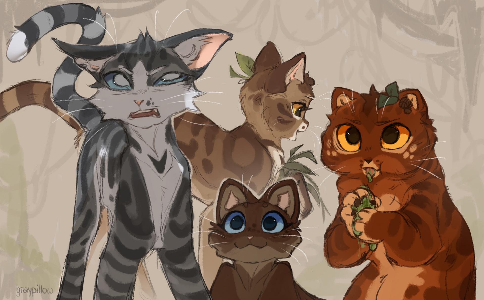 medicine cats' den folks