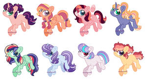Mane 8 Crack Adoptables- 3/8 OPEN PRICES LOWERED