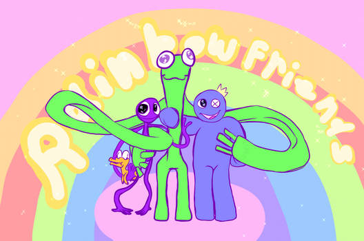 Rainbow friends Purple x Orange by nikkimoniquecute on DeviantArt