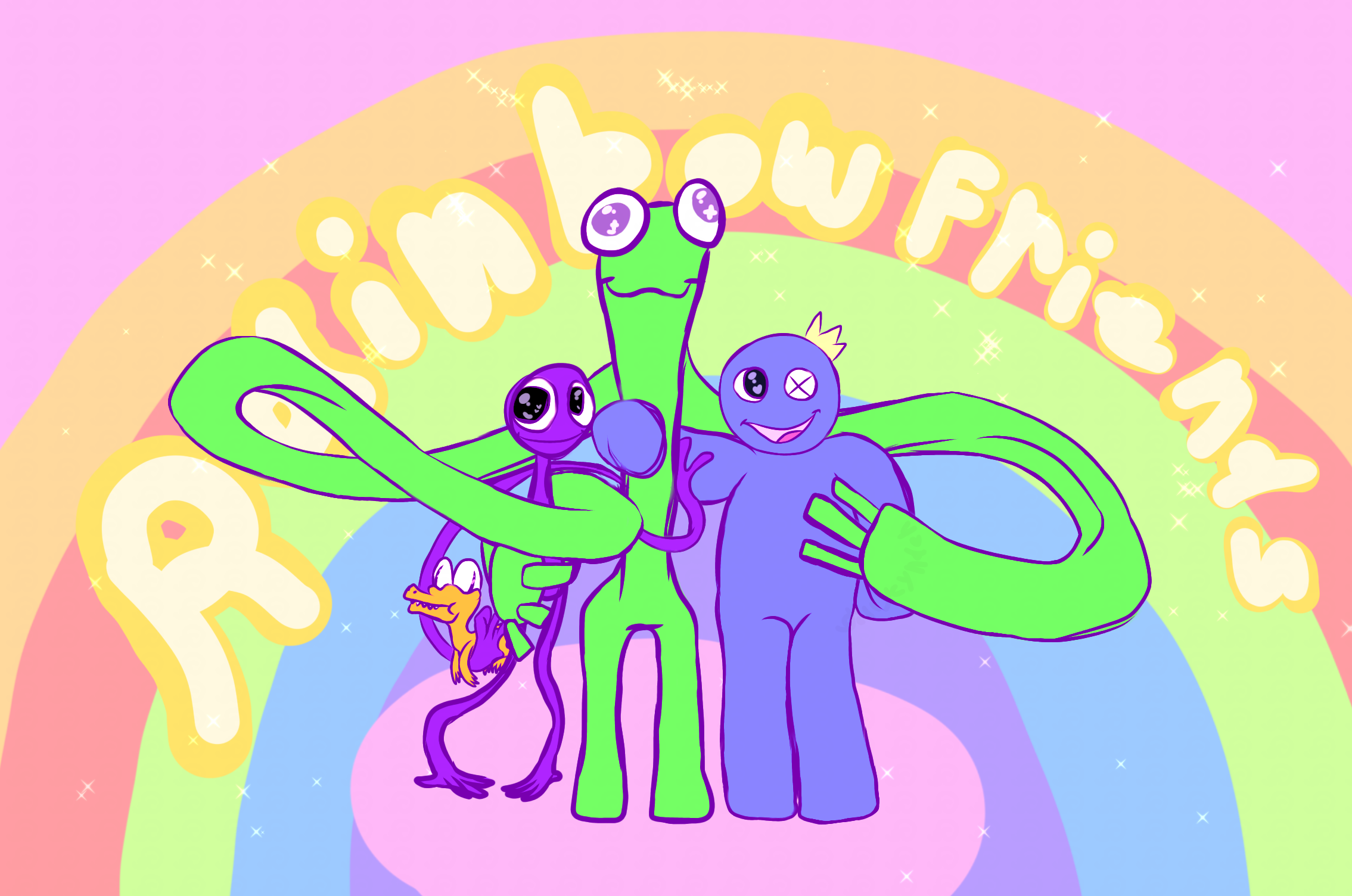 Rainbow Friends Green by RileyToons on DeviantArt