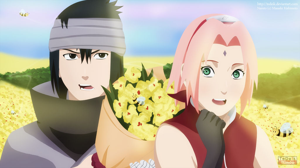 Naruto and Sakura vs Sasuke by BeeWinter55 on DeviantArt