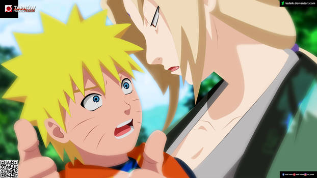 Tsunade and young Naruto