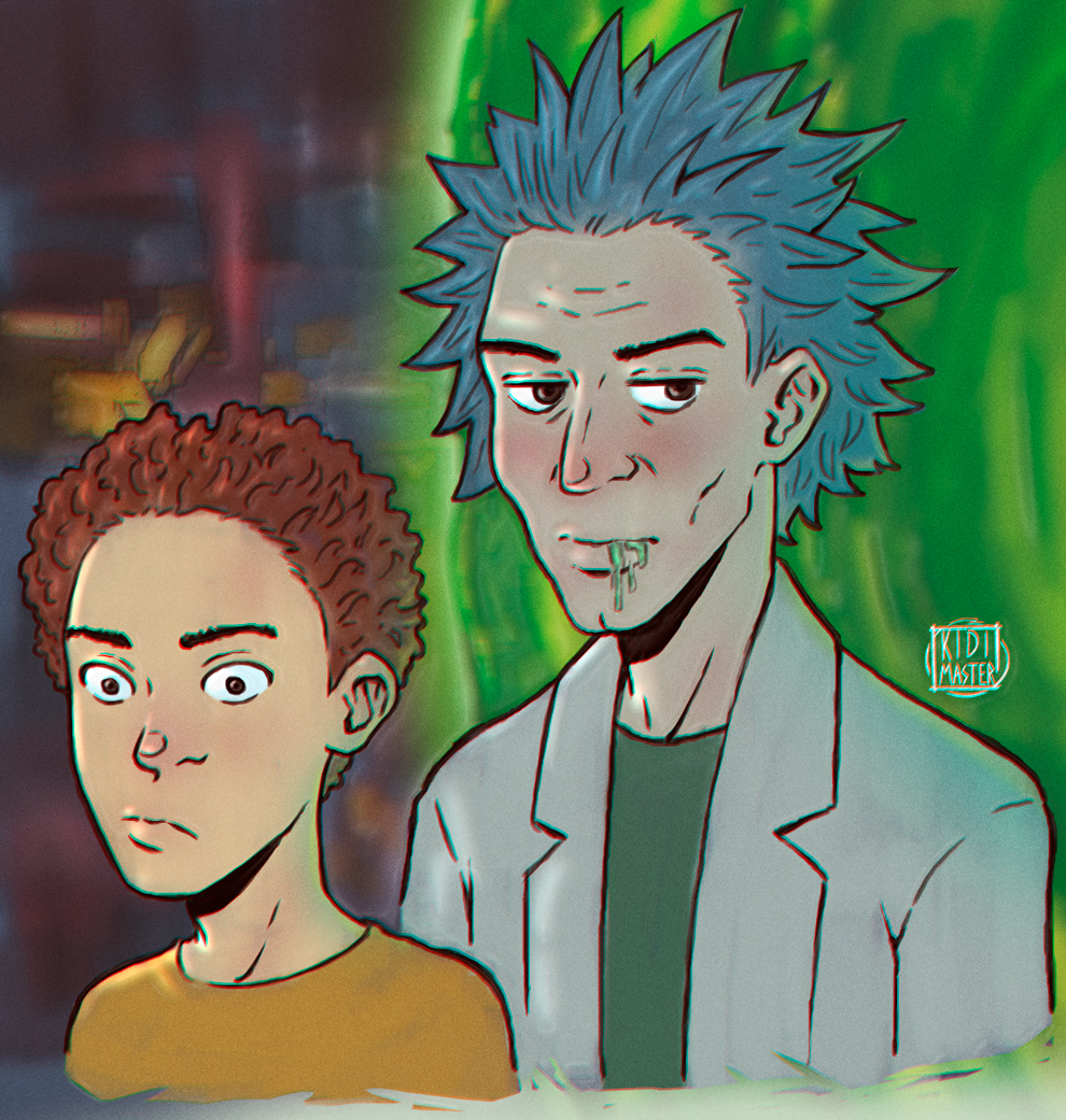 Rick and Morty Doodle