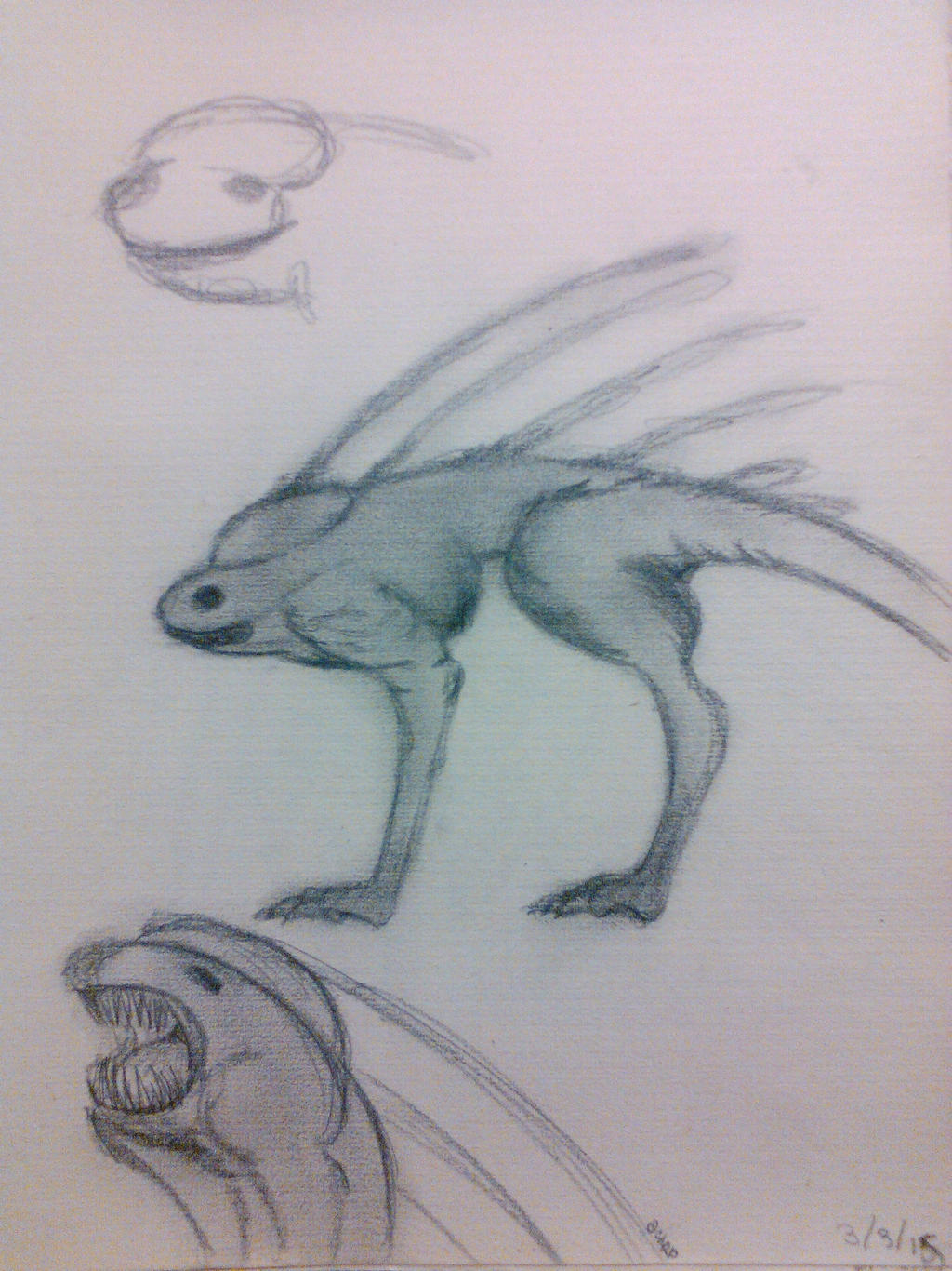 Alien beast monster by MayreRayne on DeviantArt