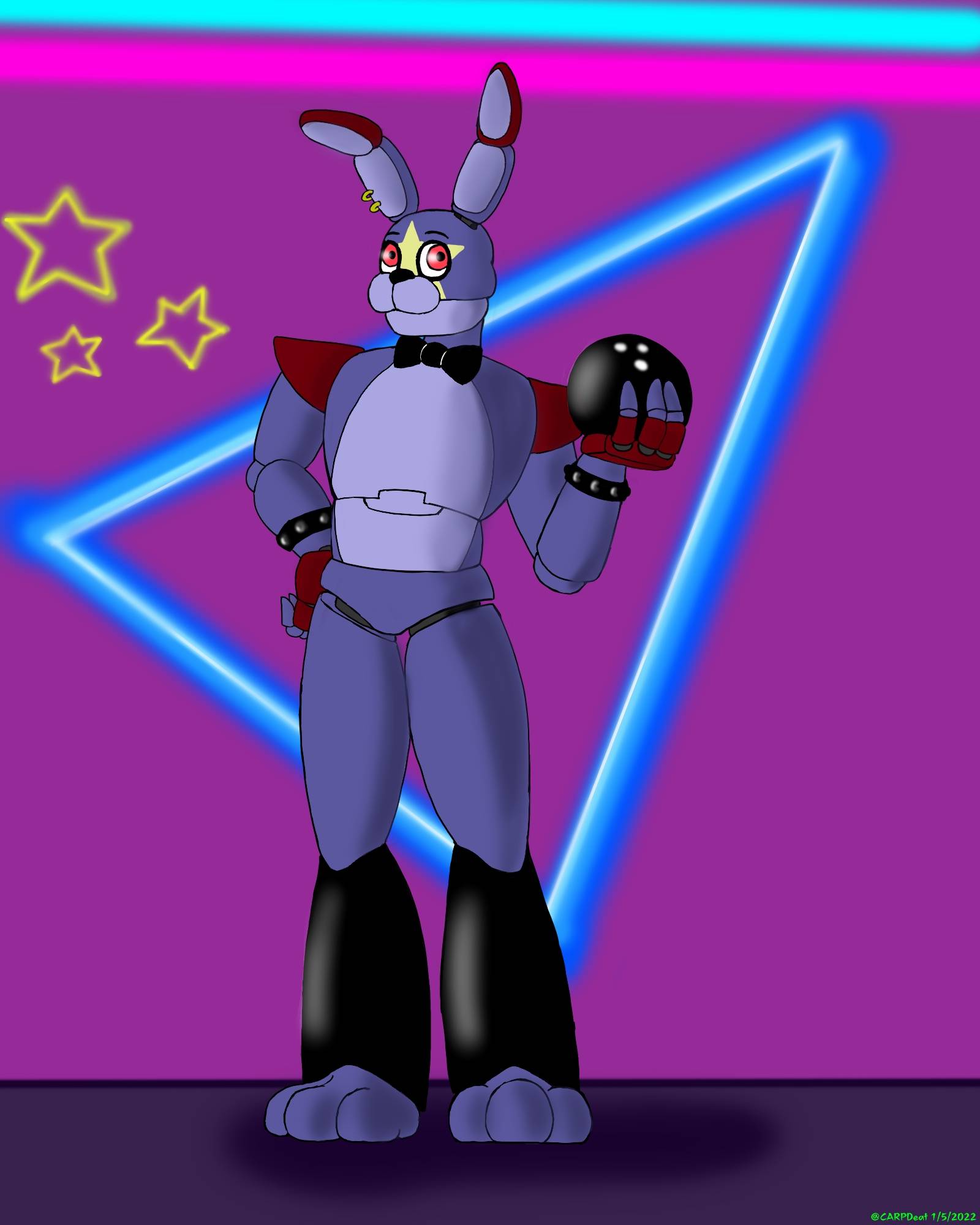 Glamrock bonnie by Mbenn2 on DeviantArt