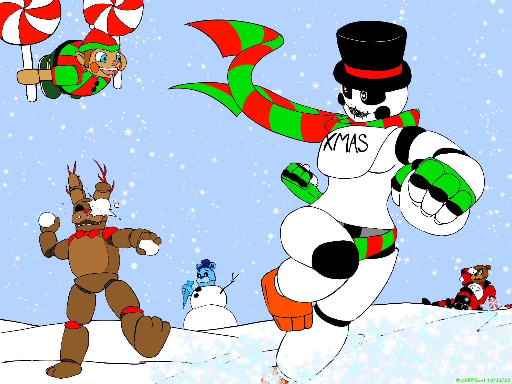 Everything FNaF!!🎄❄️ on X: Sorry for being late to this. The