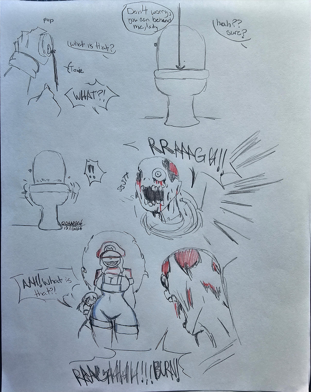 Mario Exescript Mario Exe - part 3 by MayreRayne on DeviantArt