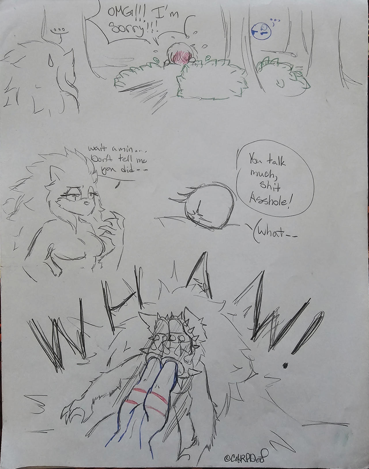 Sonic exe F. VS Shiden - pg 66 by MayreRayne on DeviantArt