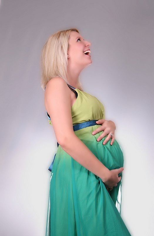 Pregnant in Green