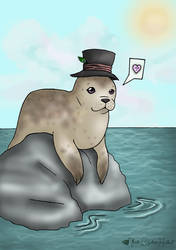 Seal with a Hat